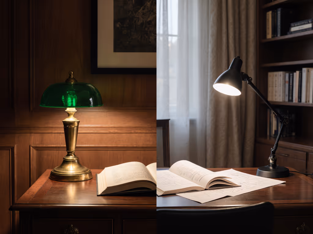 How Desk Lamp History Eases Modern Eye Strain