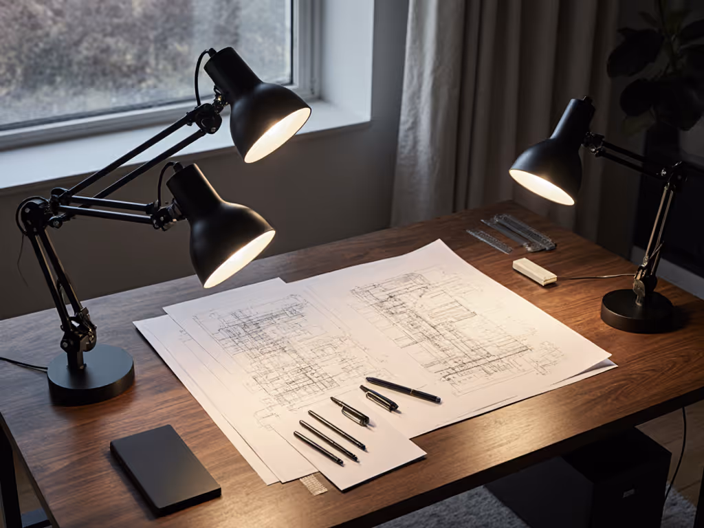 Shadow-Free Pen Art Lighting: Best Desk Lamps Tested