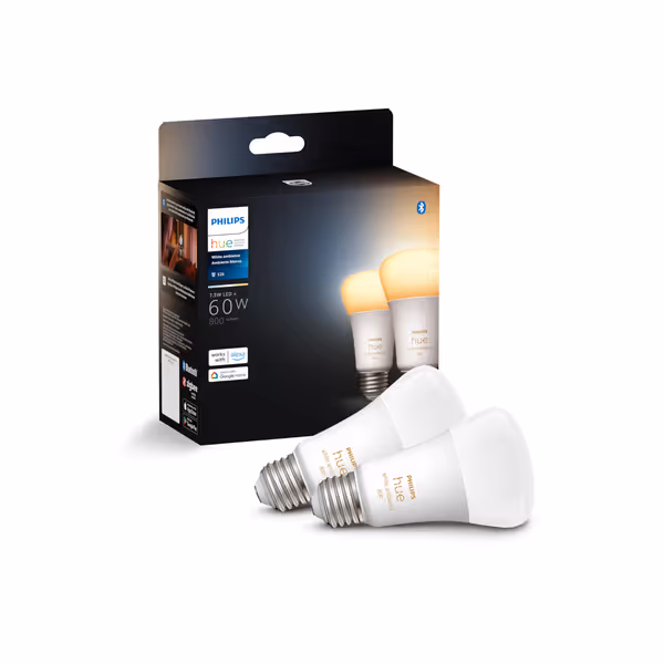 Philips Hue Smart LED Bulb (2-Pack)