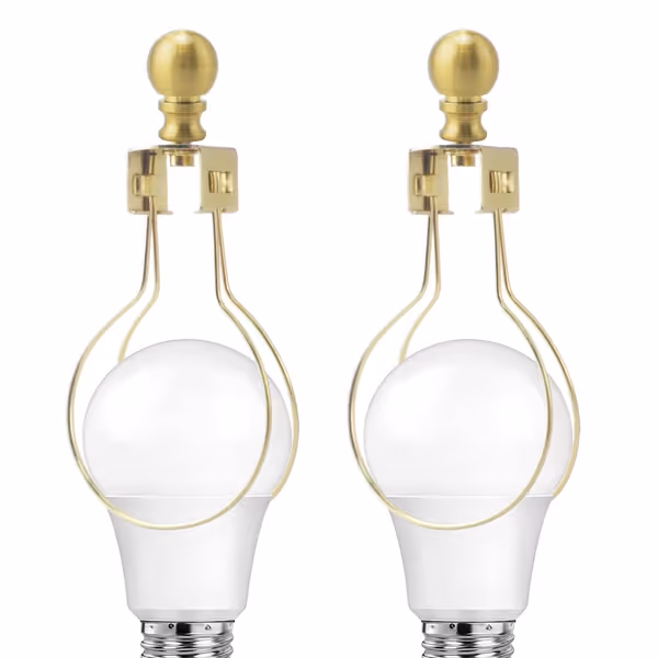 2 Pcs Lamp Shade Light Bulb Clip Adapter Kit